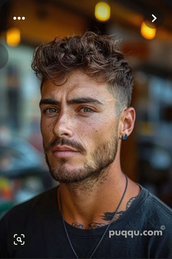 Coupes de cheveux classiques pour hommes sociaux avec une frange courte