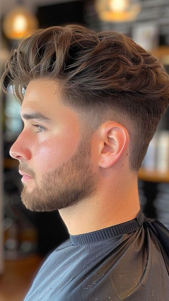 Cortes de pelo clásicos para hombres con desvanecimiento cónico