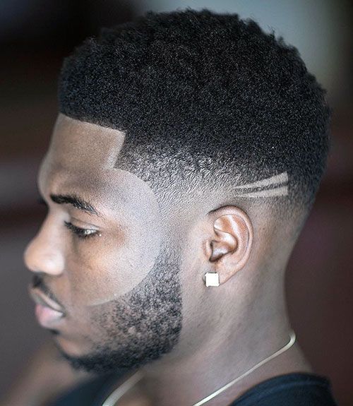 Afro Fade Men's Haircuts