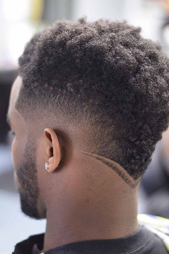 Afro Fade Men's Haircuts