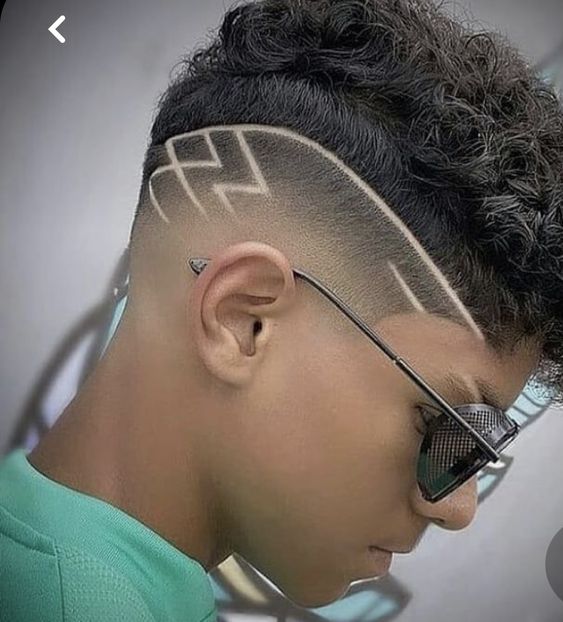 Men's Haircuts Geometric Line