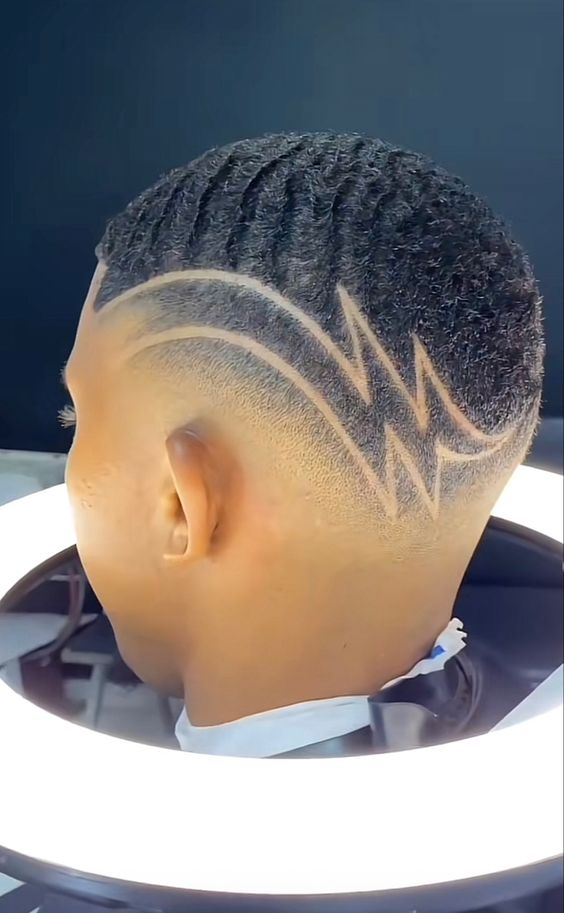 Men's Haircuts Geometric Line