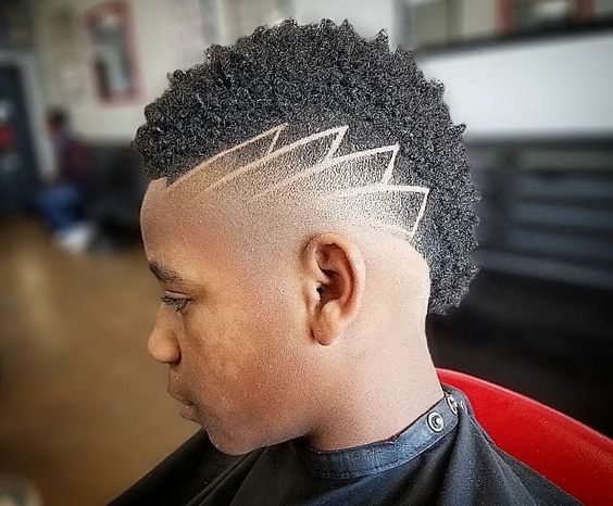 Men's Haircuts Geometric Line