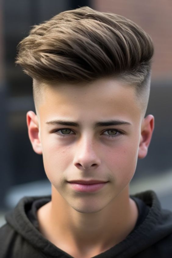 Coupes de cheveux pour hommes Quiff déconstruit