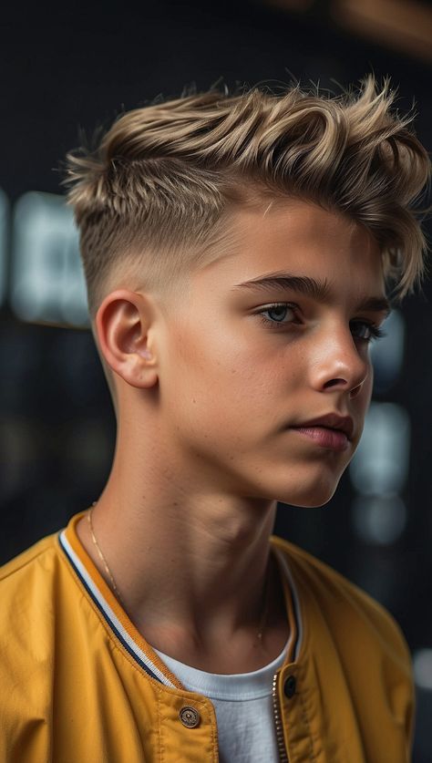 Coupes de cheveux pour hommes Quiff déconstruit