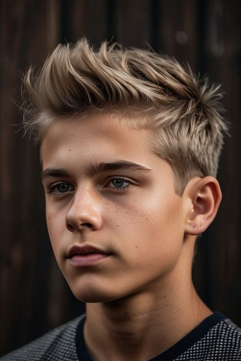 Cortes de Cabelo Masculino Topete Desconstruído