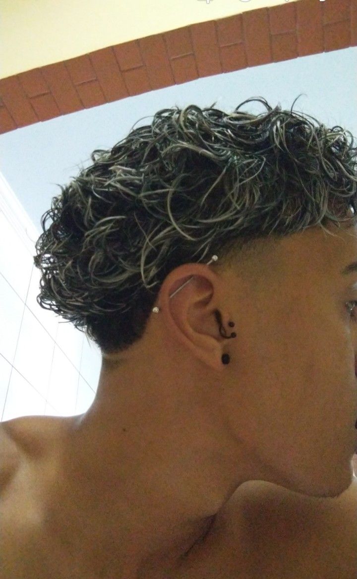 Cabelo Masculino Com Luzes