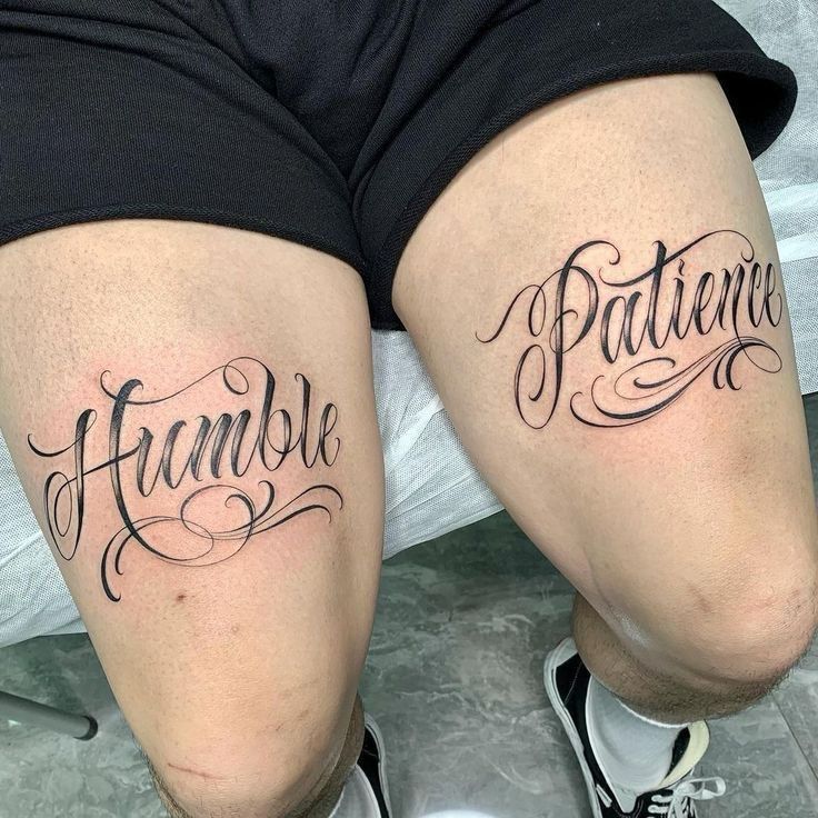 Tatuagem Masculina na Coxa