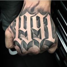 Tatuagem na Mão Masculino