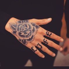 Tatuagem na Mão Masculino