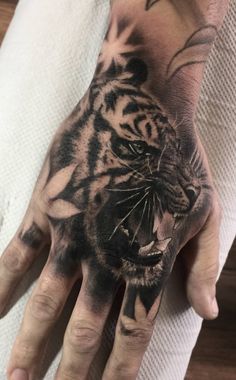 Tatuagem na Mão Masculino
