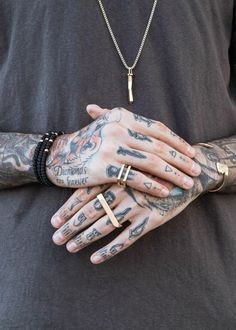 Tatuagem na Mão Masculino
