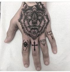 Tatuagem na Mão Masculino