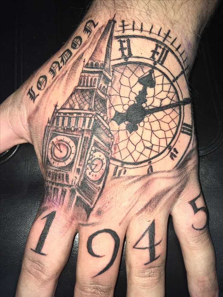 Tatuagem na Mão Masculino