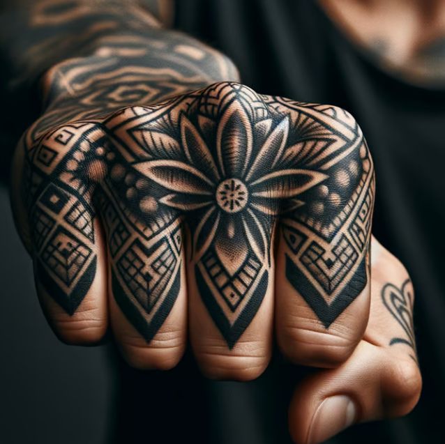 Tatuagem na Mão Masculino