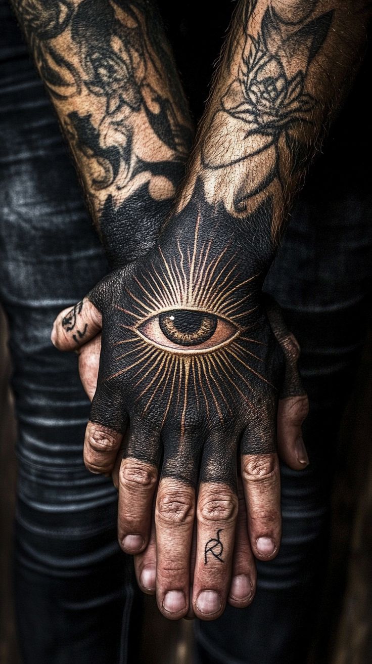 Tatuagem na Mão Masculino
