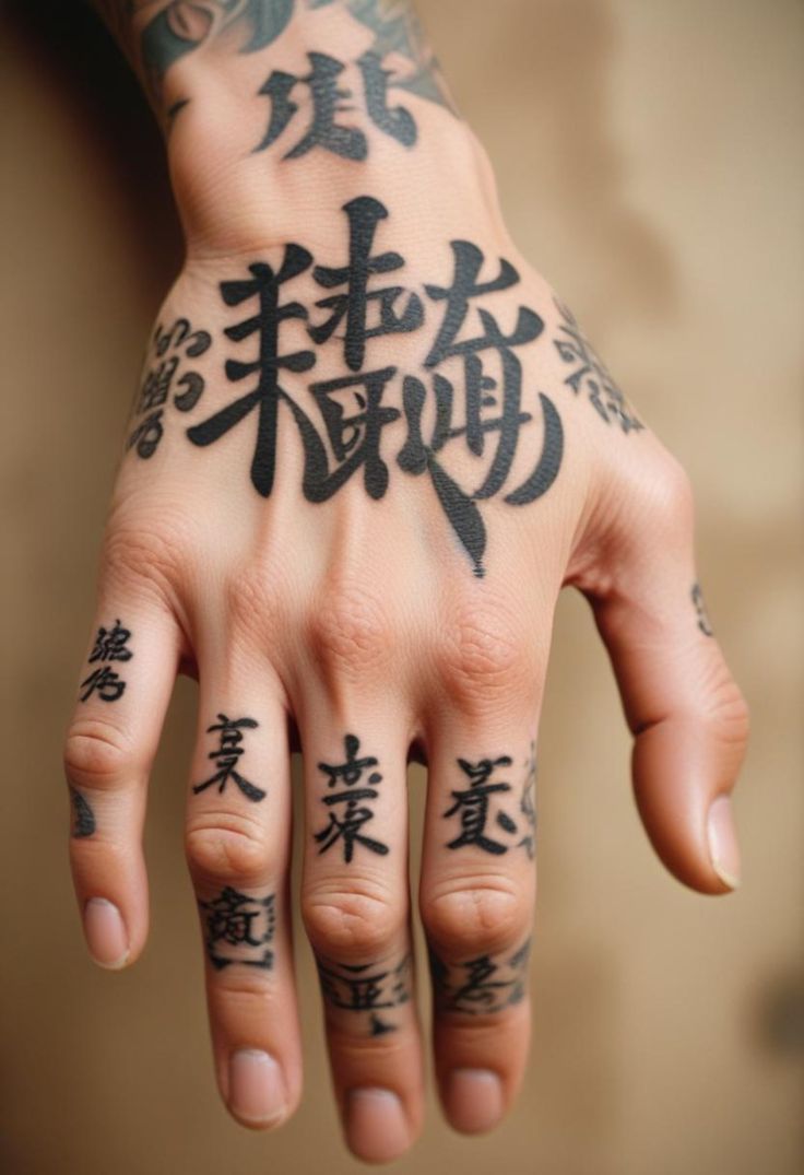 Tatuagem no Dedo Masculino