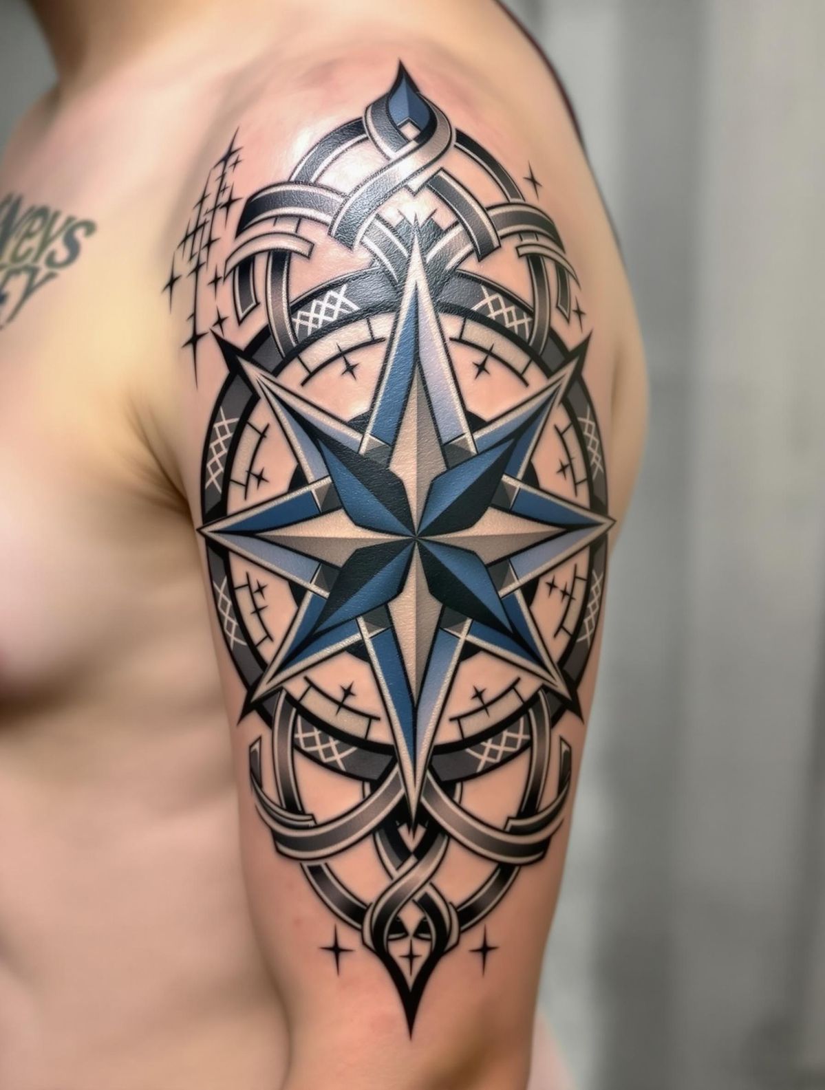 Tatuagem Masculina no Ombro