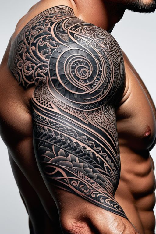 Tatuagem Masculina no Ombro