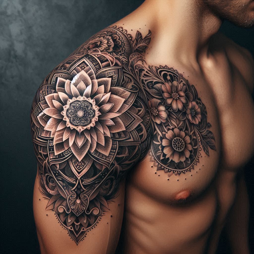 Tatuagem Masculina no Ombro