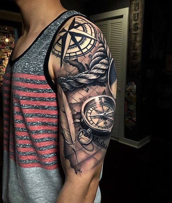 Tatuagem Masculina no Ombro