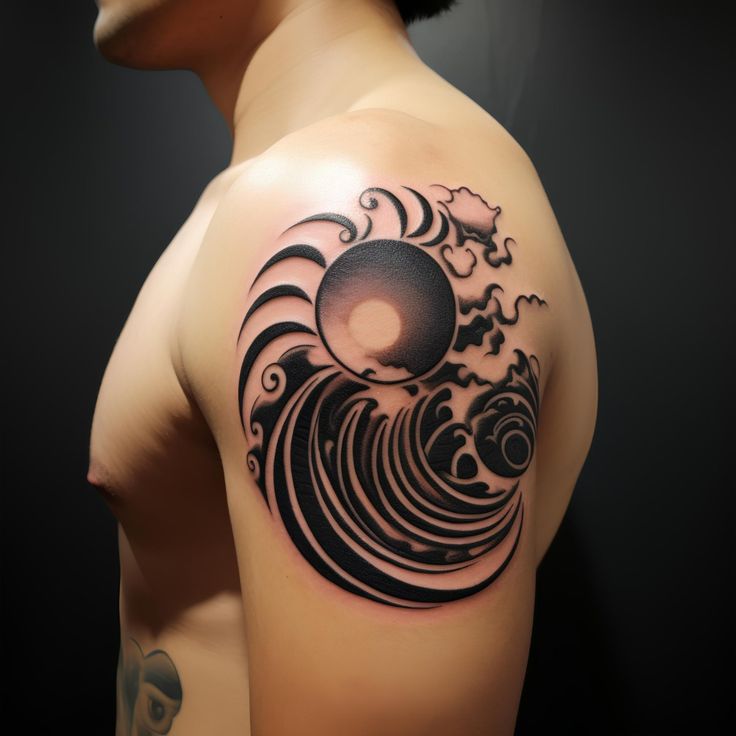 Tatuagem Masculina no Ombro