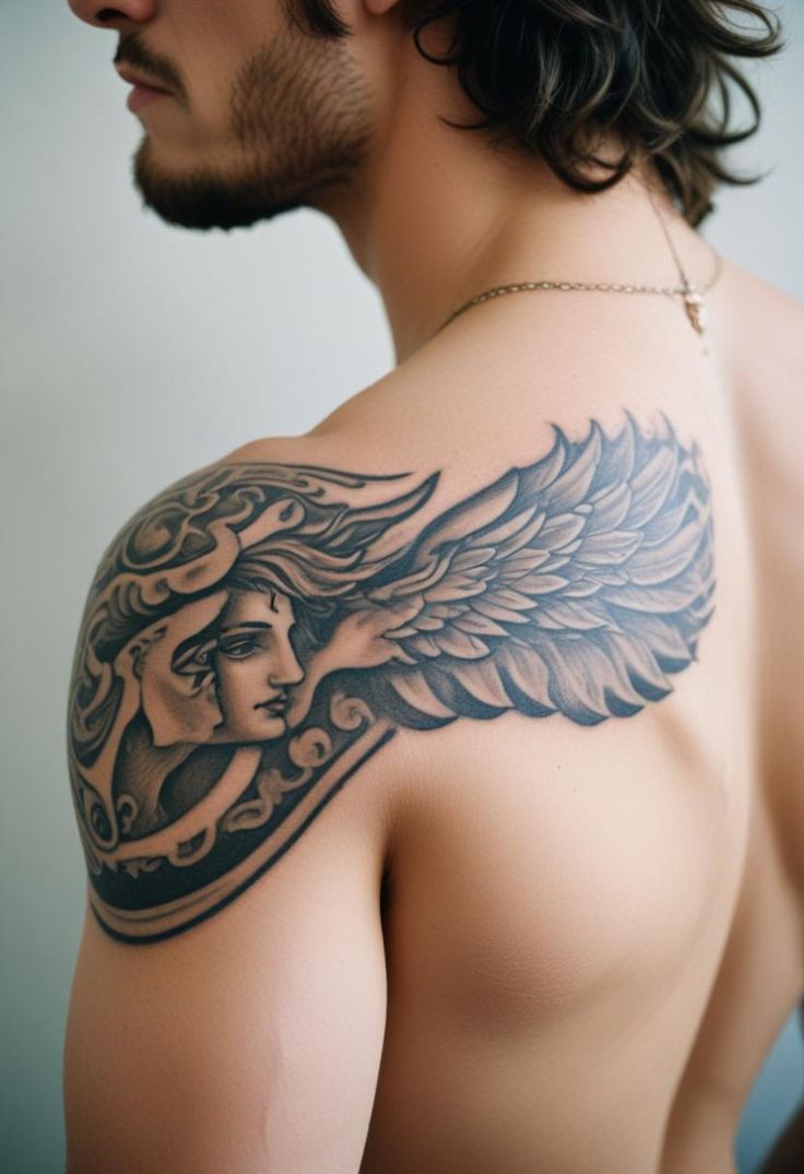 Tatuagem Masculina no Ombro