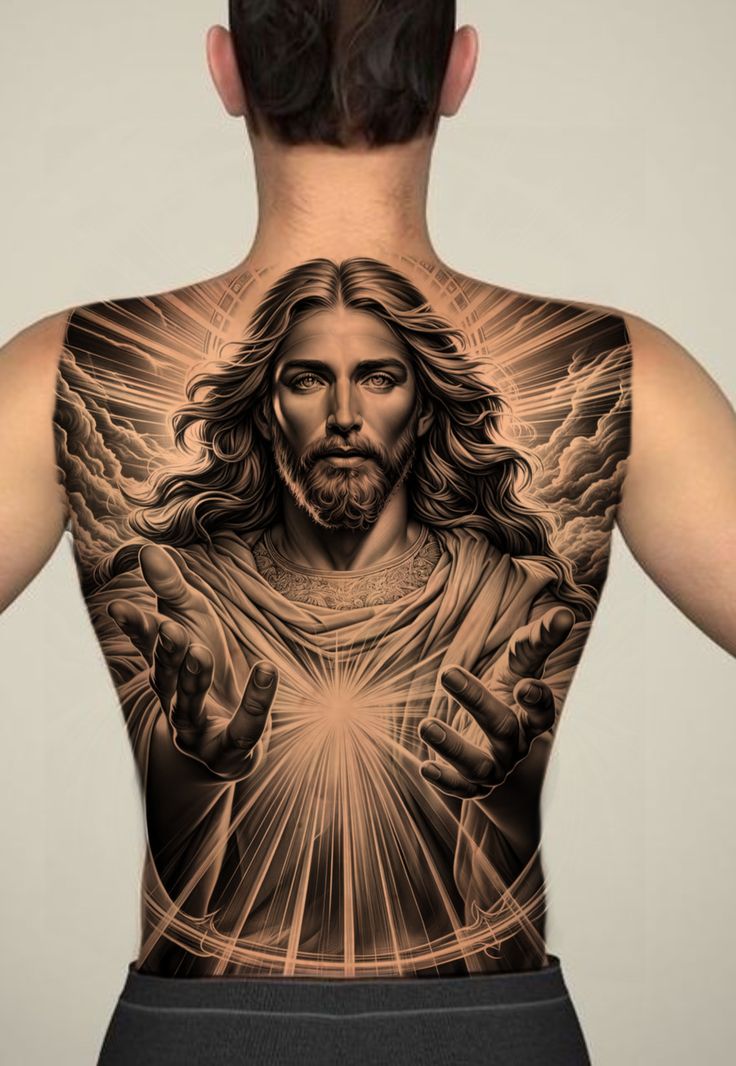 Tatuagem Masculina nas Costas