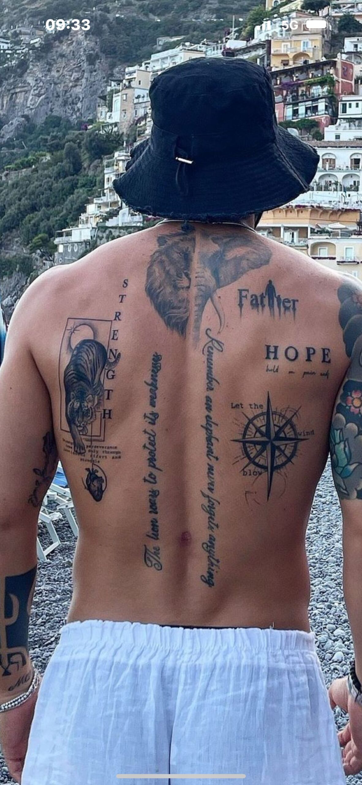 Tatuagem Masculina nas Costas