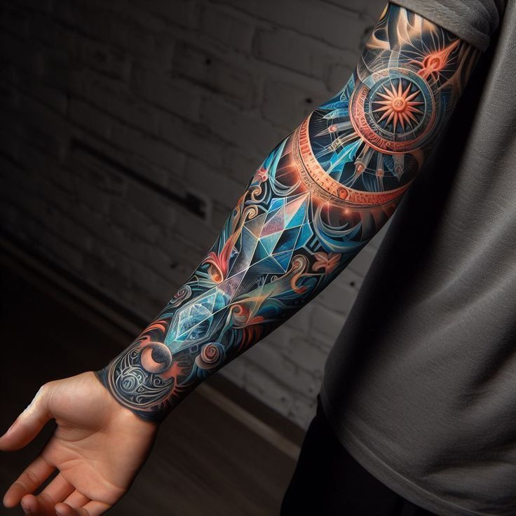 Tatuagem Masculina no Antebraço