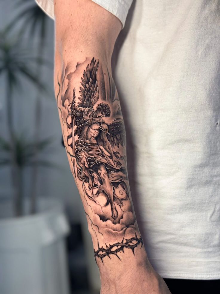 Tatuagem Masculina no Antebraço