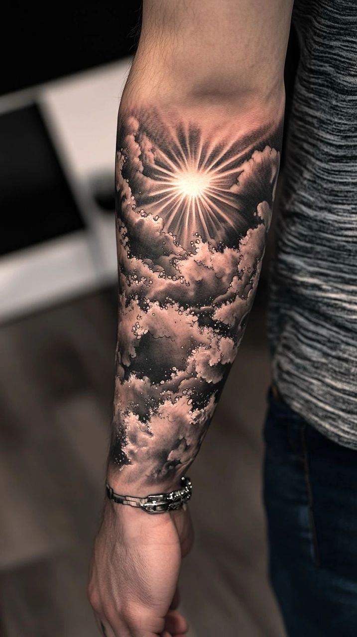 Tatuagem Masculina no Antebraço