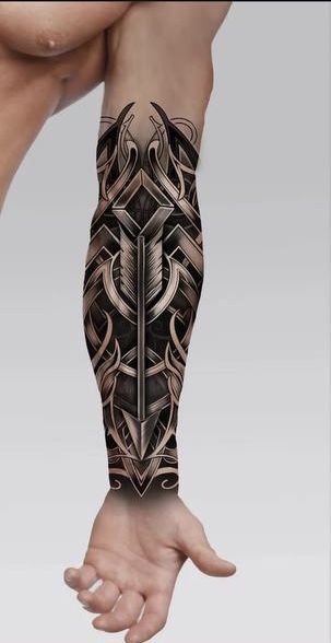 Tatuagem Masculina no Antebraço