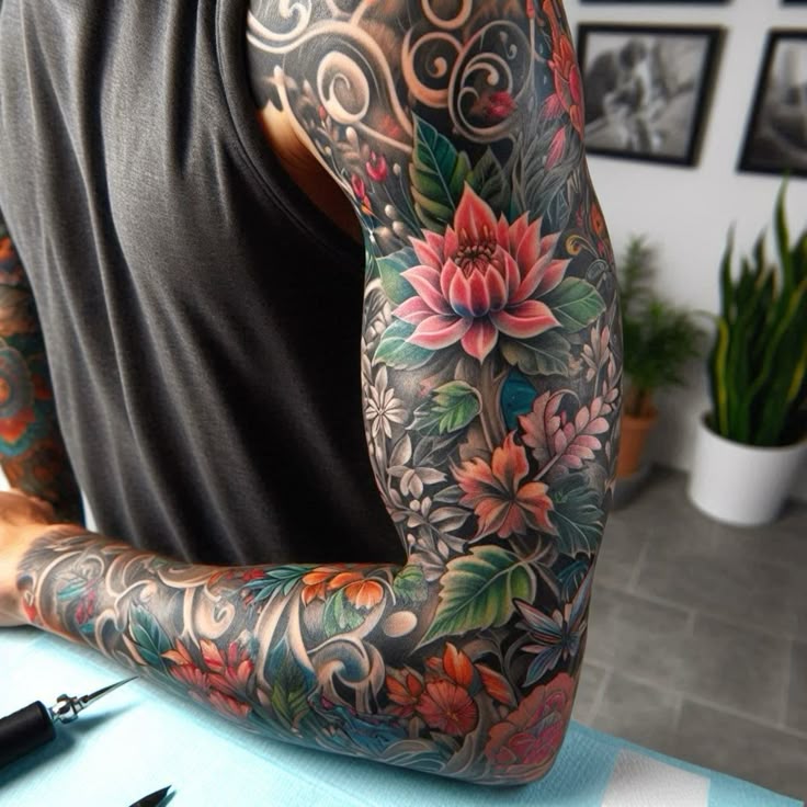 Tatuagem Masculina nos Braços